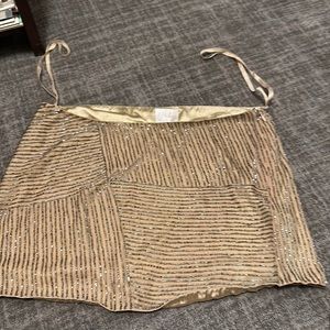 Parker beaded miniskirt